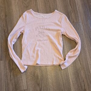 Pink Republic Light Pink Long Sleeve Tee